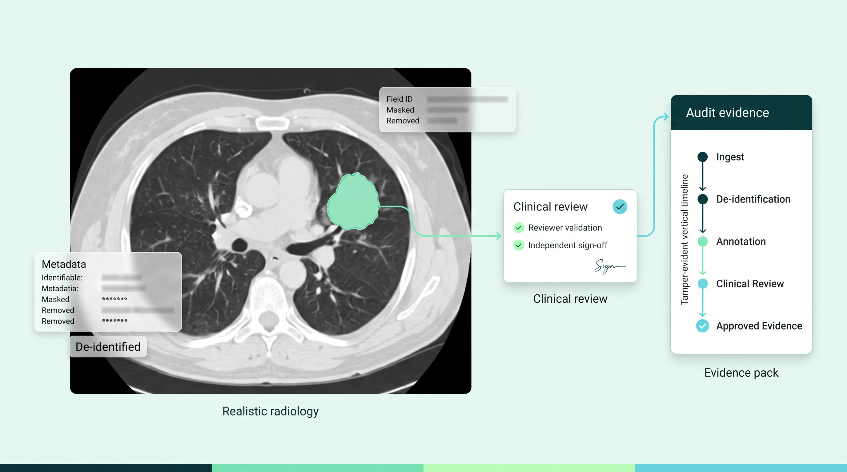 Medical image annotation for regulated AI: evidence, not just labels